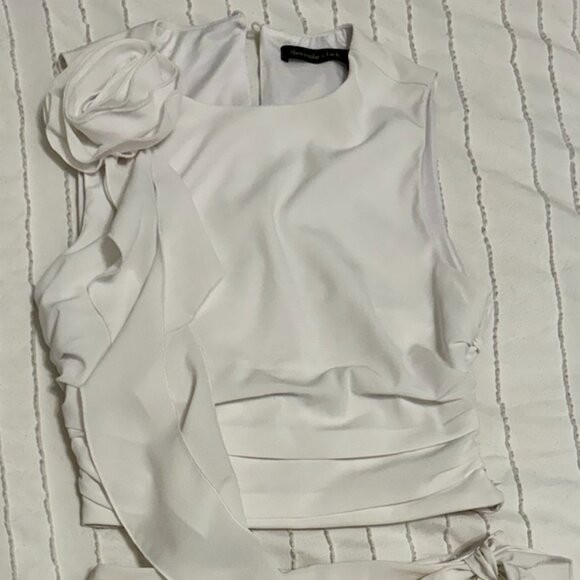 TWO PIECE SET (Top + Skirt) - Abercrombie & Fitch Cascading Ruffle Set - Picture 5 of 6